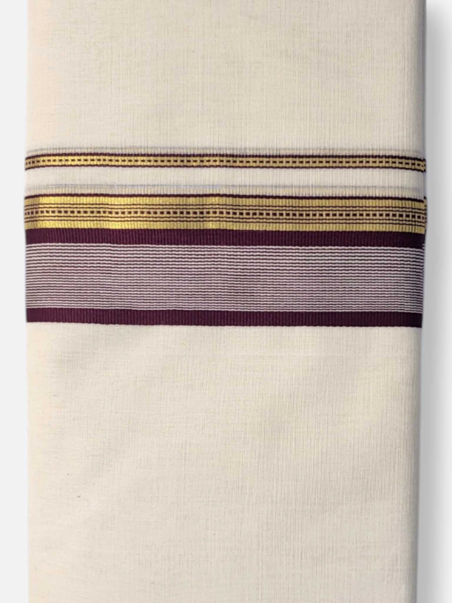 Kerala Premium Balaramapuram Handloom Dhoti/Mundu for Men