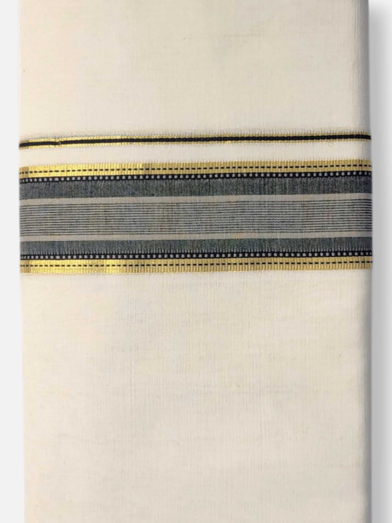 Kerala Premium Balaramapuram Handloom Dhoti/Mundu for Men