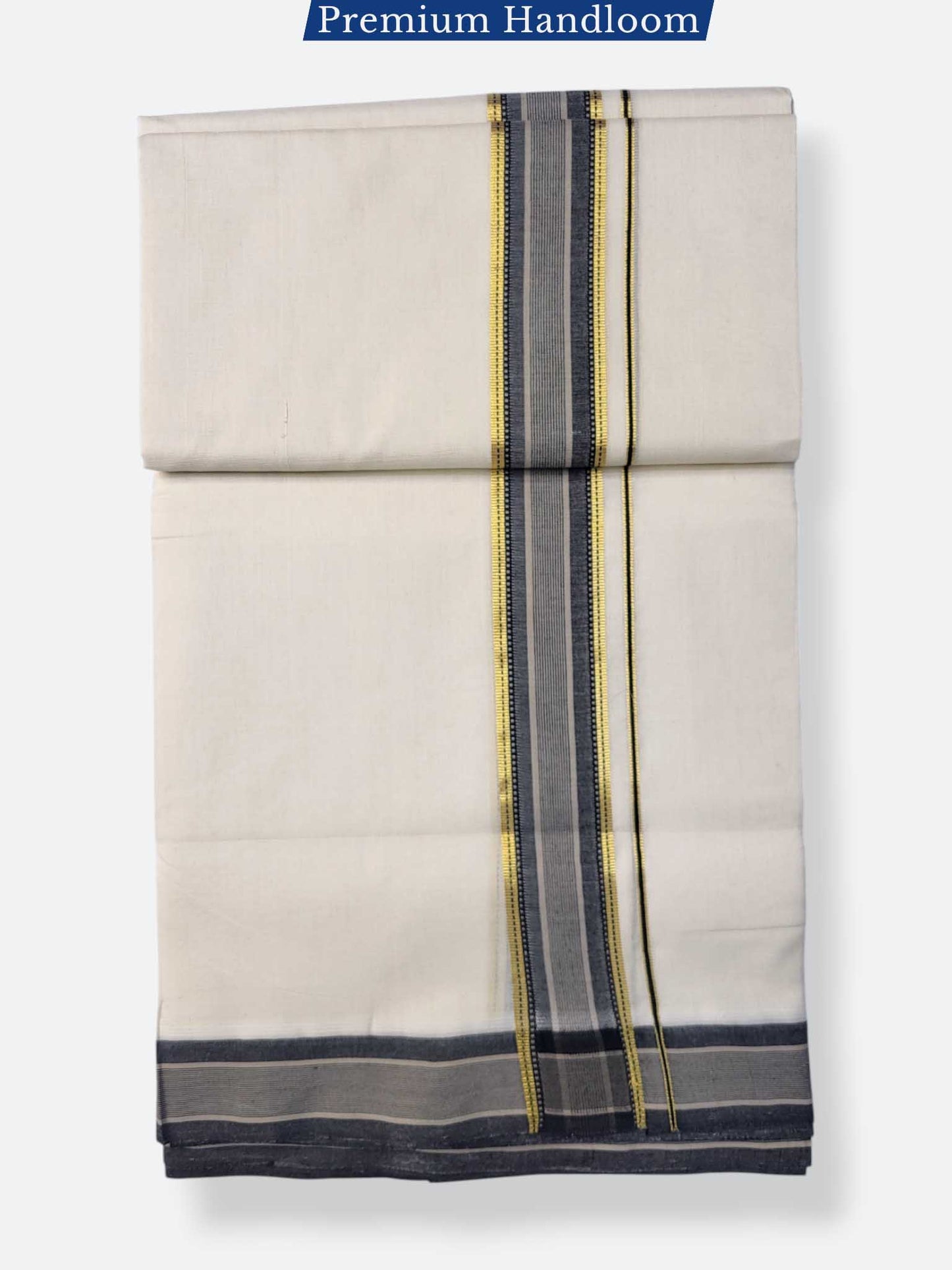 Kerala Premium Balaramapuram Handloom Dhoti/Mundu for Men