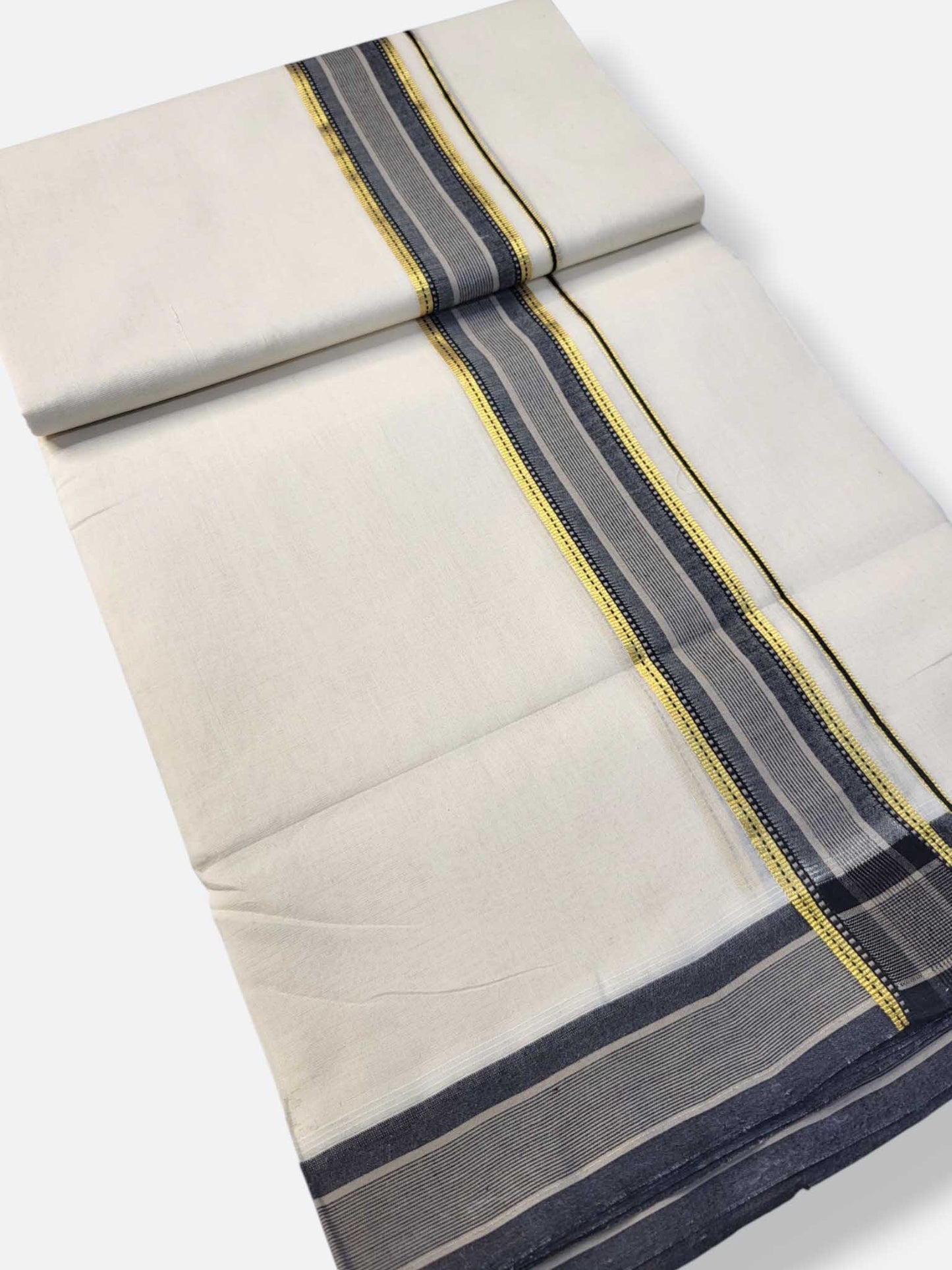 Kerala Premium Balaramapuram Handloom Dhoti/Mundu for Men