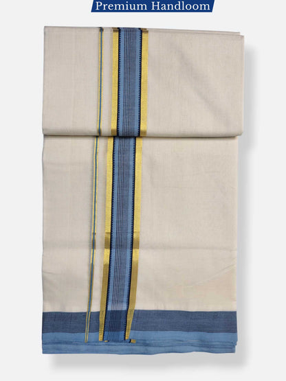 Kerala Premium Balaramapuram Handloom Dhoti/Mundu for Men