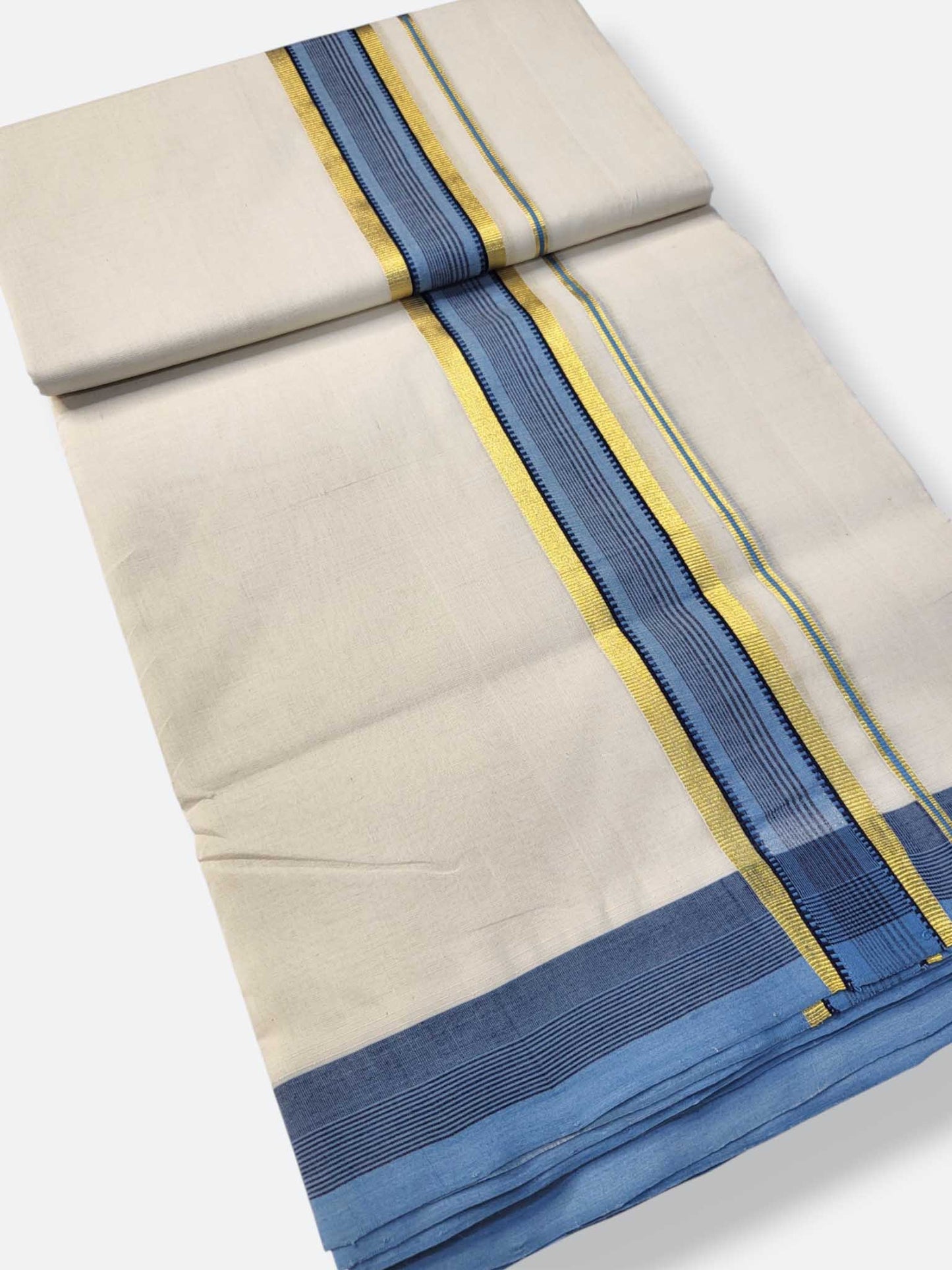 Kerala Premium Balaramapuram Handloom Dhoti/Mundu for Men