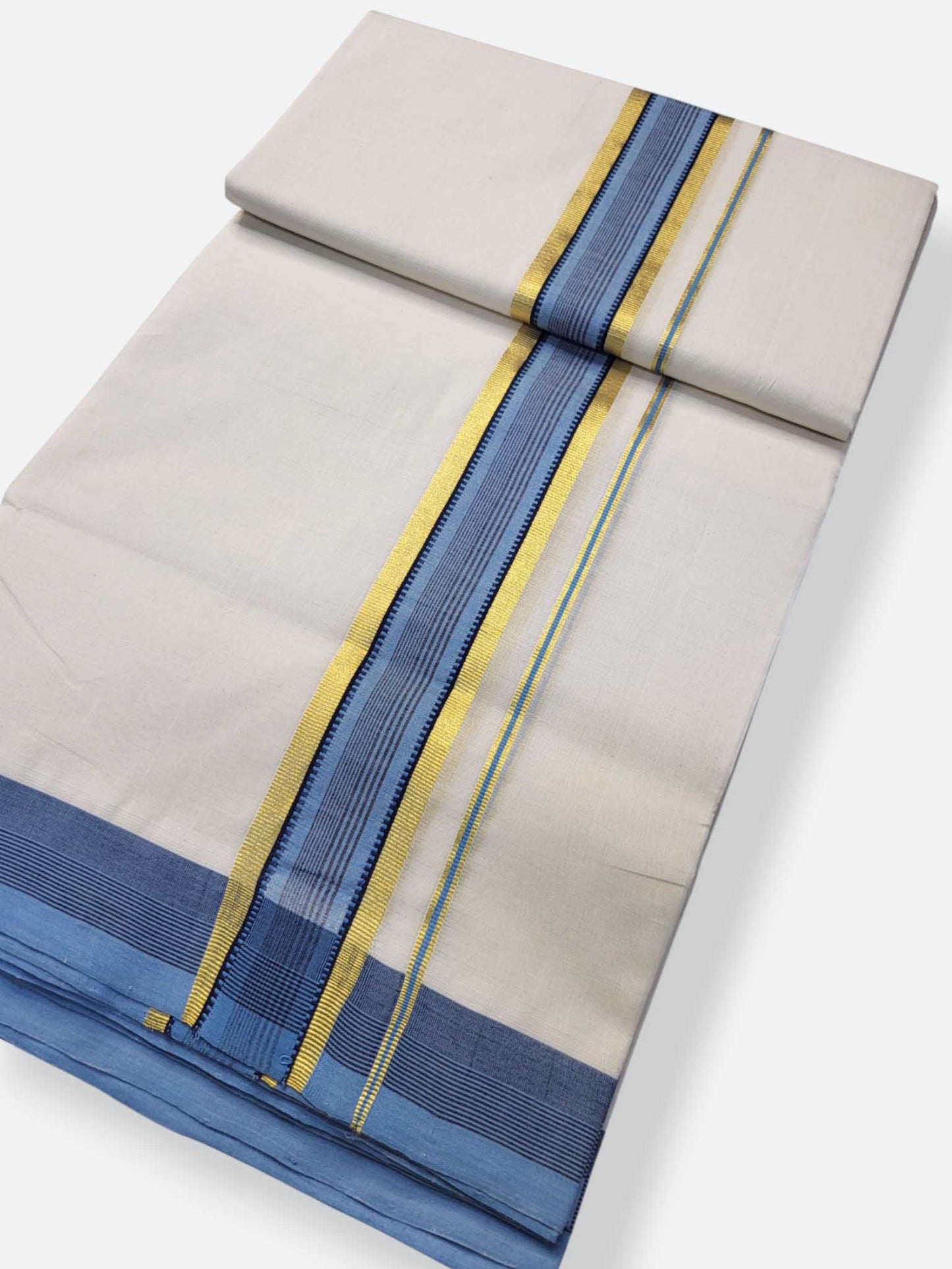 Kerala Premium Balaramapuram Handloom Dhoti/Mundu for Men