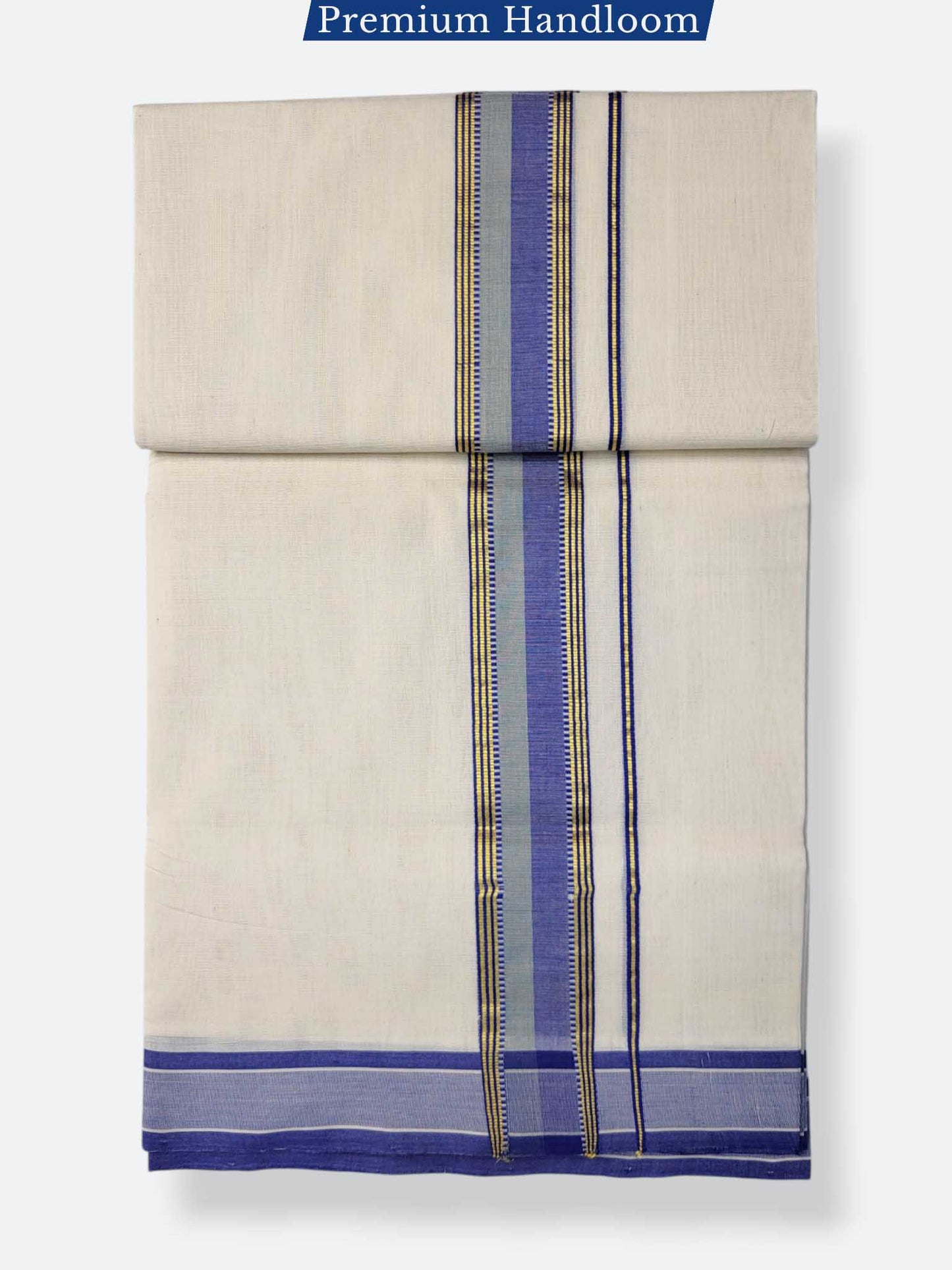 Kerala Premium Balaramapuram Handloom Dhoti/Mundu for Men
