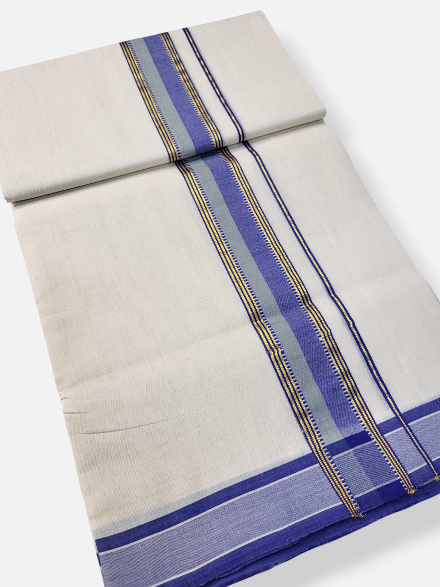 Kerala Premium Balaramapuram Handloom Dhoti/Mundu for Men