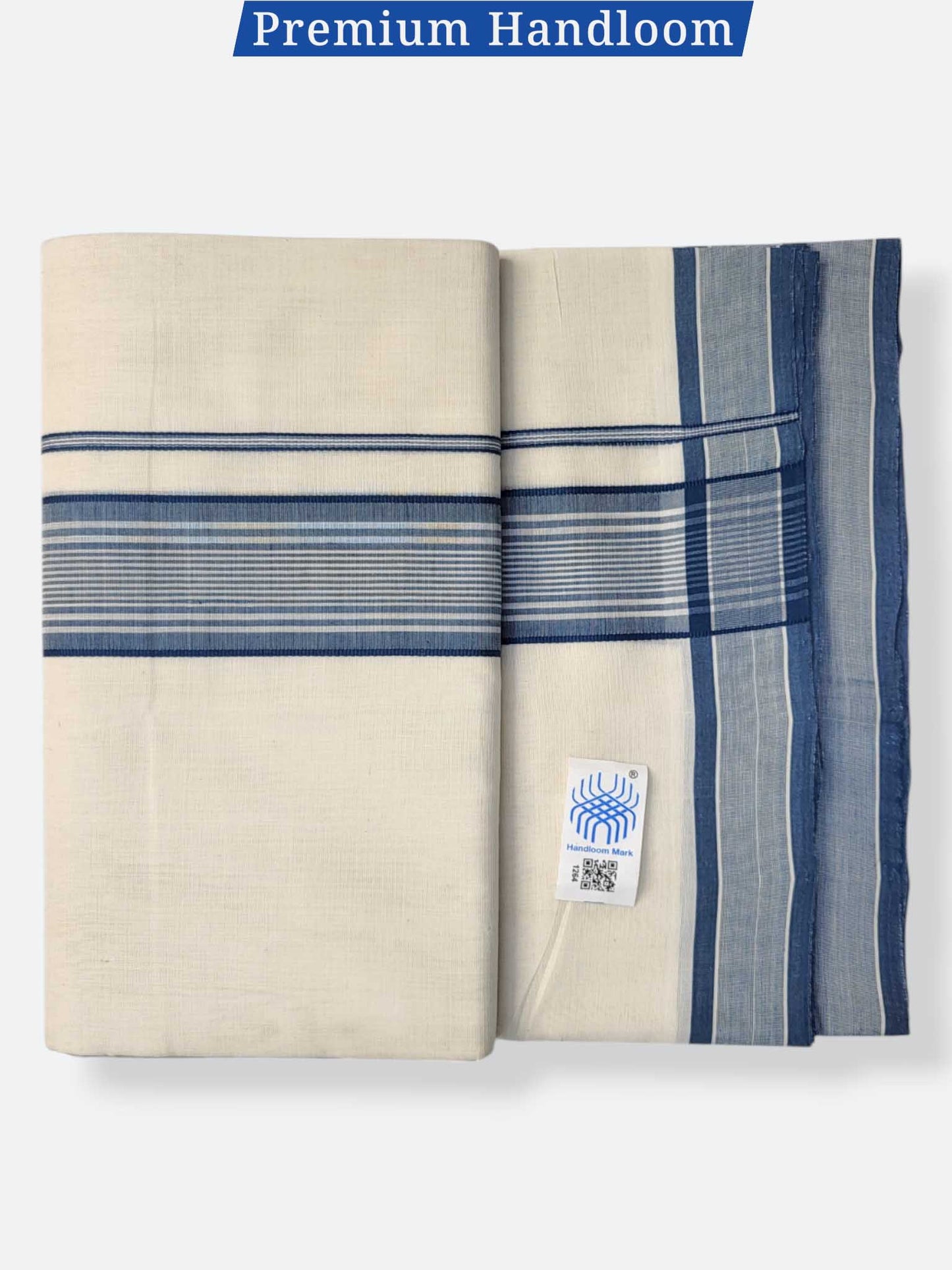 Kerala Premium Balaramapuram Handloom Dhoti/Mundu for Men
