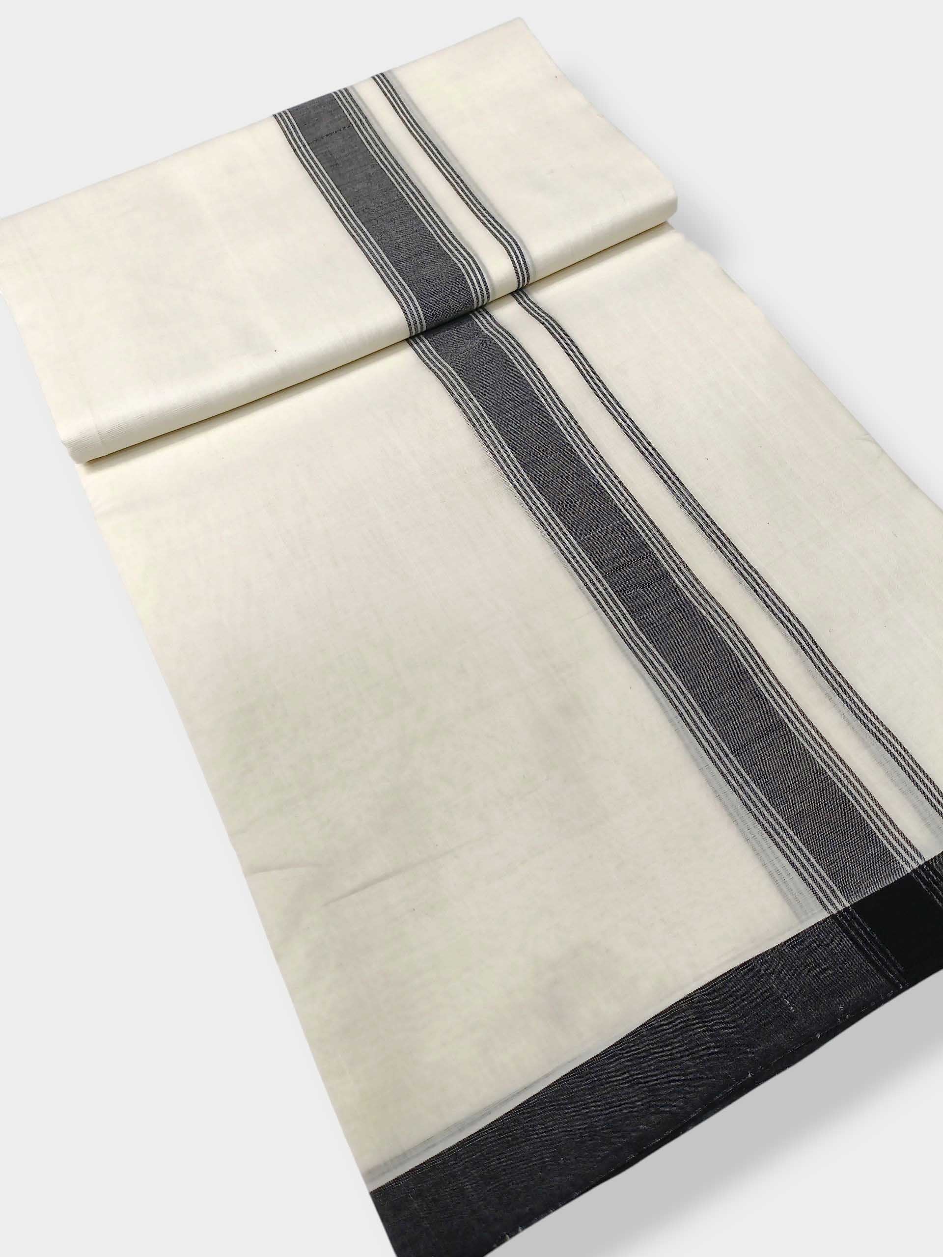 Kerala Premium Balaramapuram Handloom Dhoti/Mundu for Men