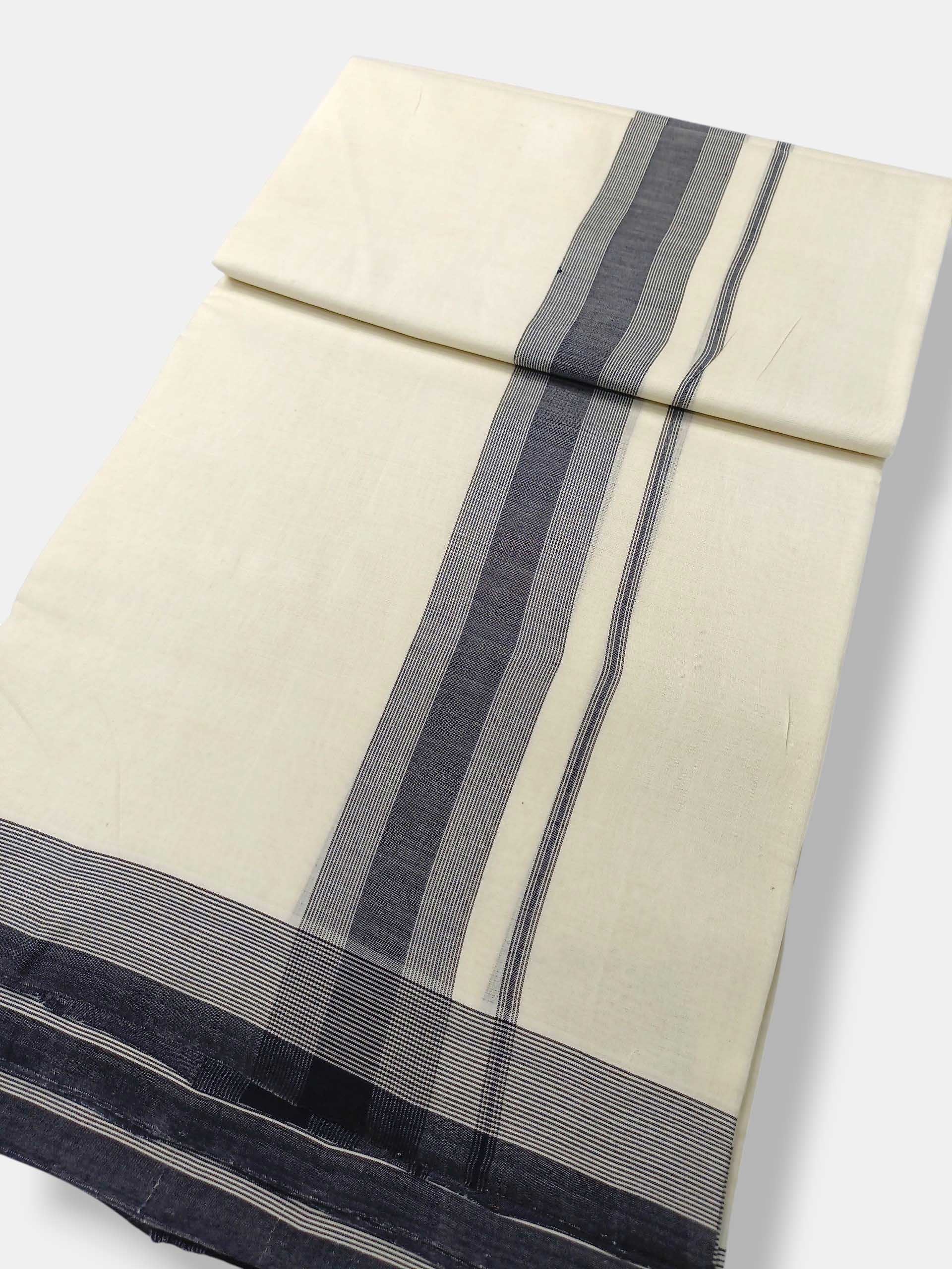 Kerala Premium Balaramapuram Handloom Dhoti/Mundu for Men