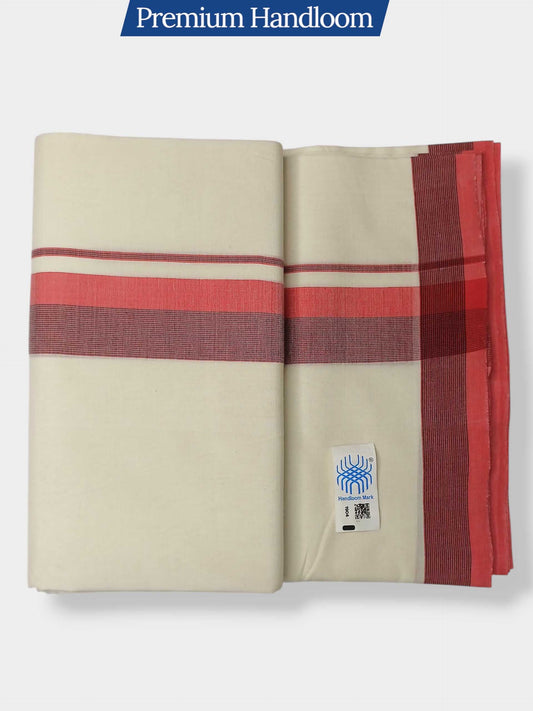 Kerala Premium Balaramapuram Handloom Dhoti/Mundu for Men