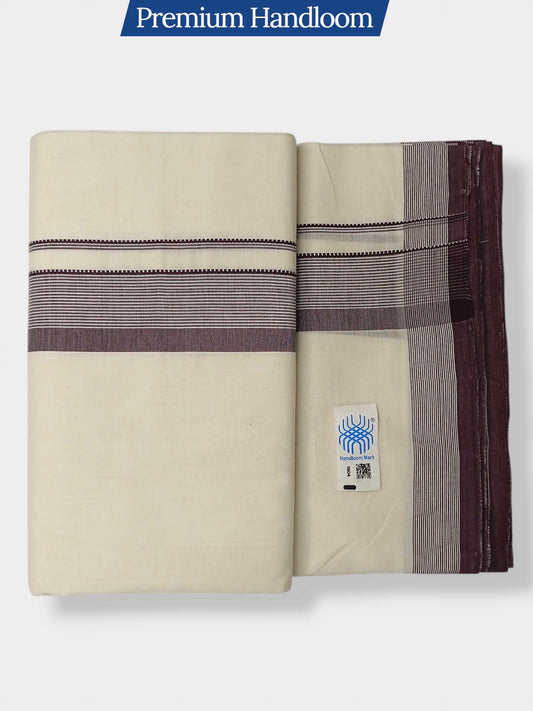 Kerala Premium Balaramapuram Handloom Dhoti/Mundu for Men