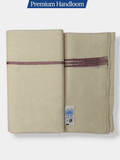 Kerala Premium Balaramapuram Handloom Dhoti/Mundu for Men