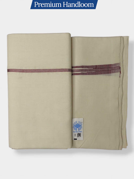 Kerala Premium Balaramapuram Handloom Dhoti/Mundu for Men