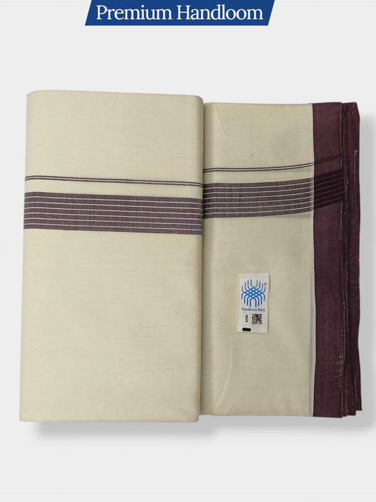Kerala Premium Balaramapuram Handloom Dhoti/Mundu for Men