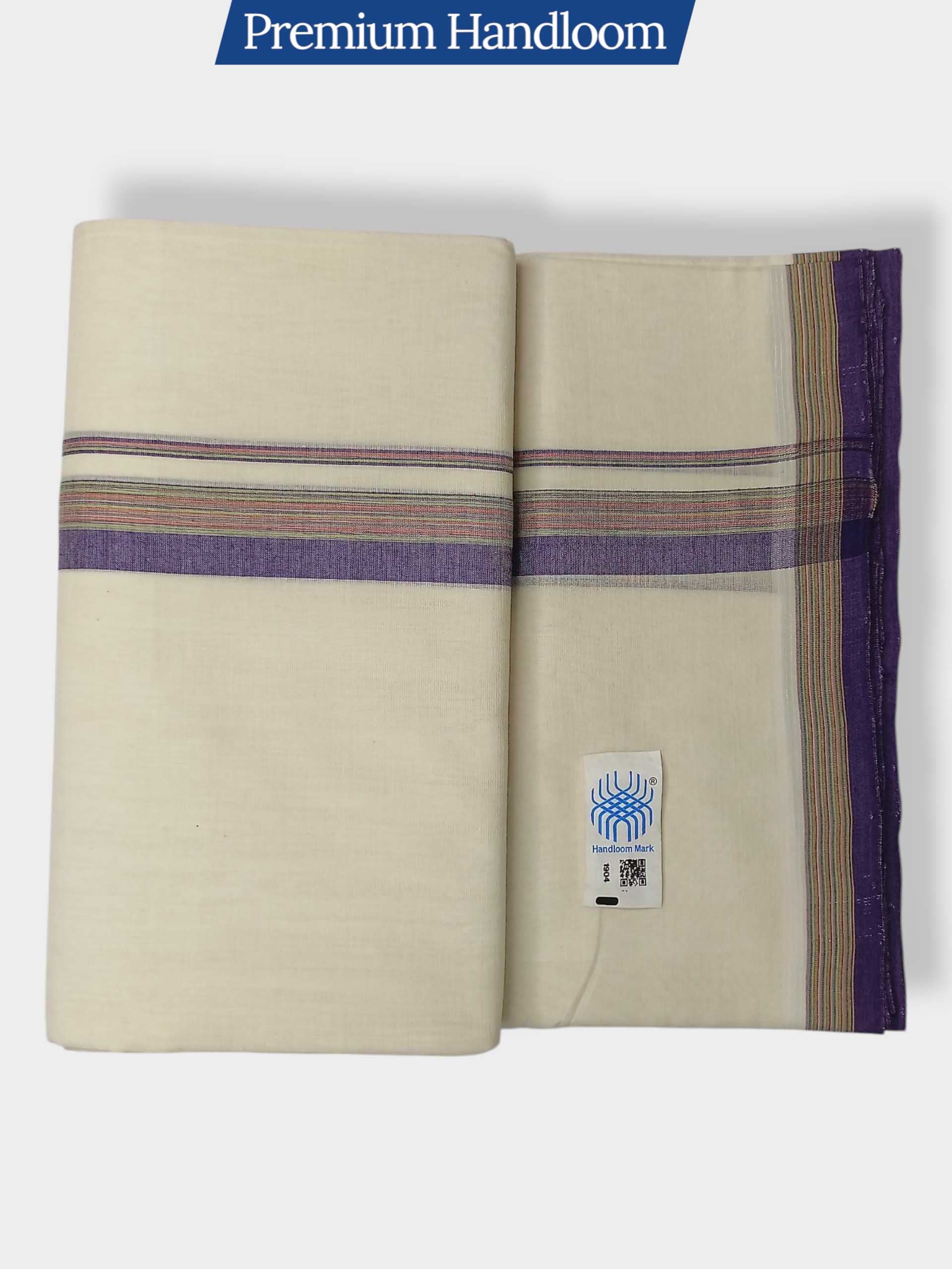 Kerala Premium Balaramapuram Handloom Dhoti/Mundu for Men
