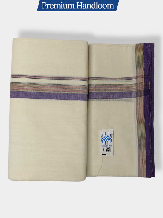 Kerala Premium Balaramapuram Handloom Dhoti/Mundu for Men