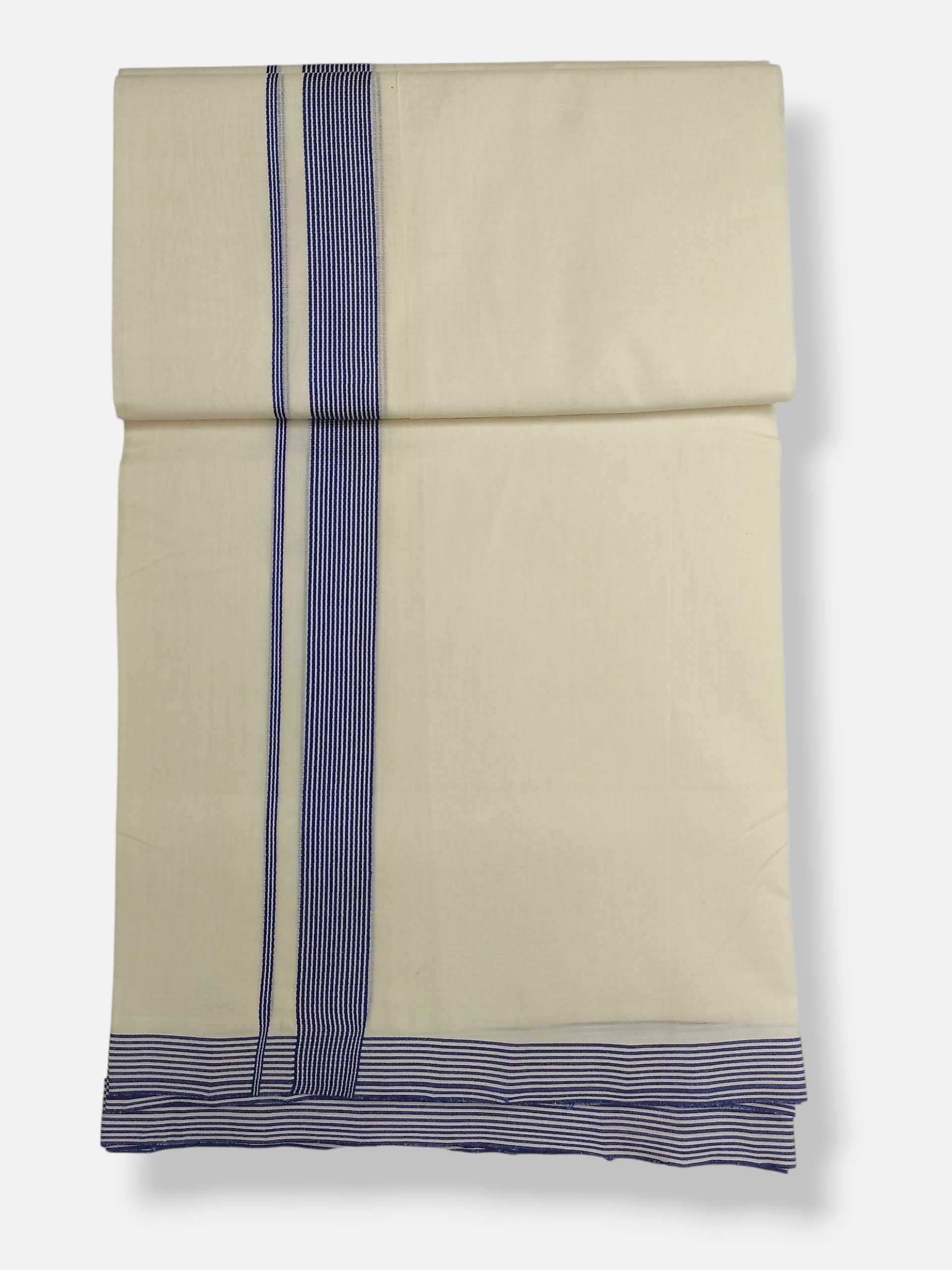 Kerala Premium Balaramapuram Handloom Dhoti/Mundu for Men