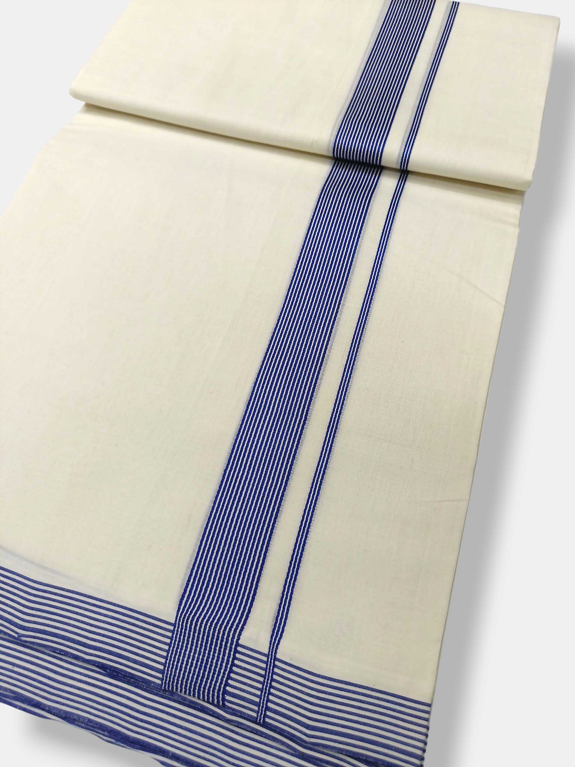 Kerala Premium Balaramapuram Handloom Dhoti/Mundu for Men