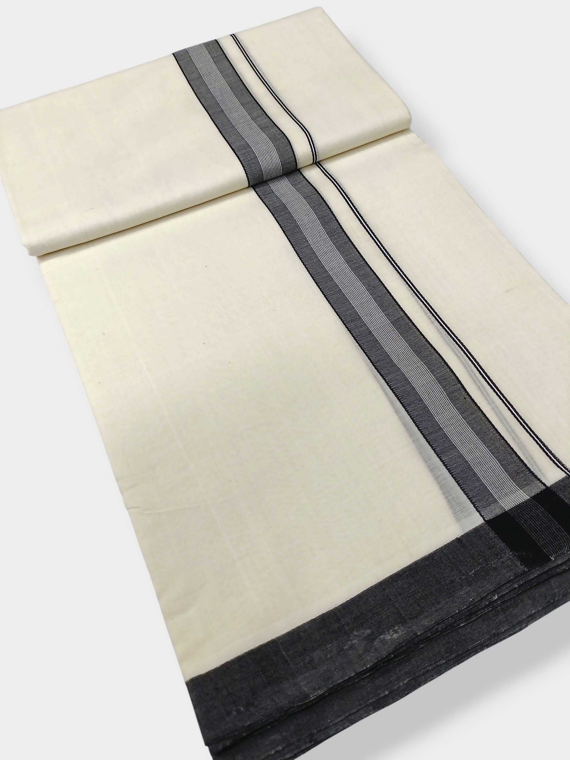 Kerala Premium Balaramapuram Handloom Dhoti/Mundu for Men