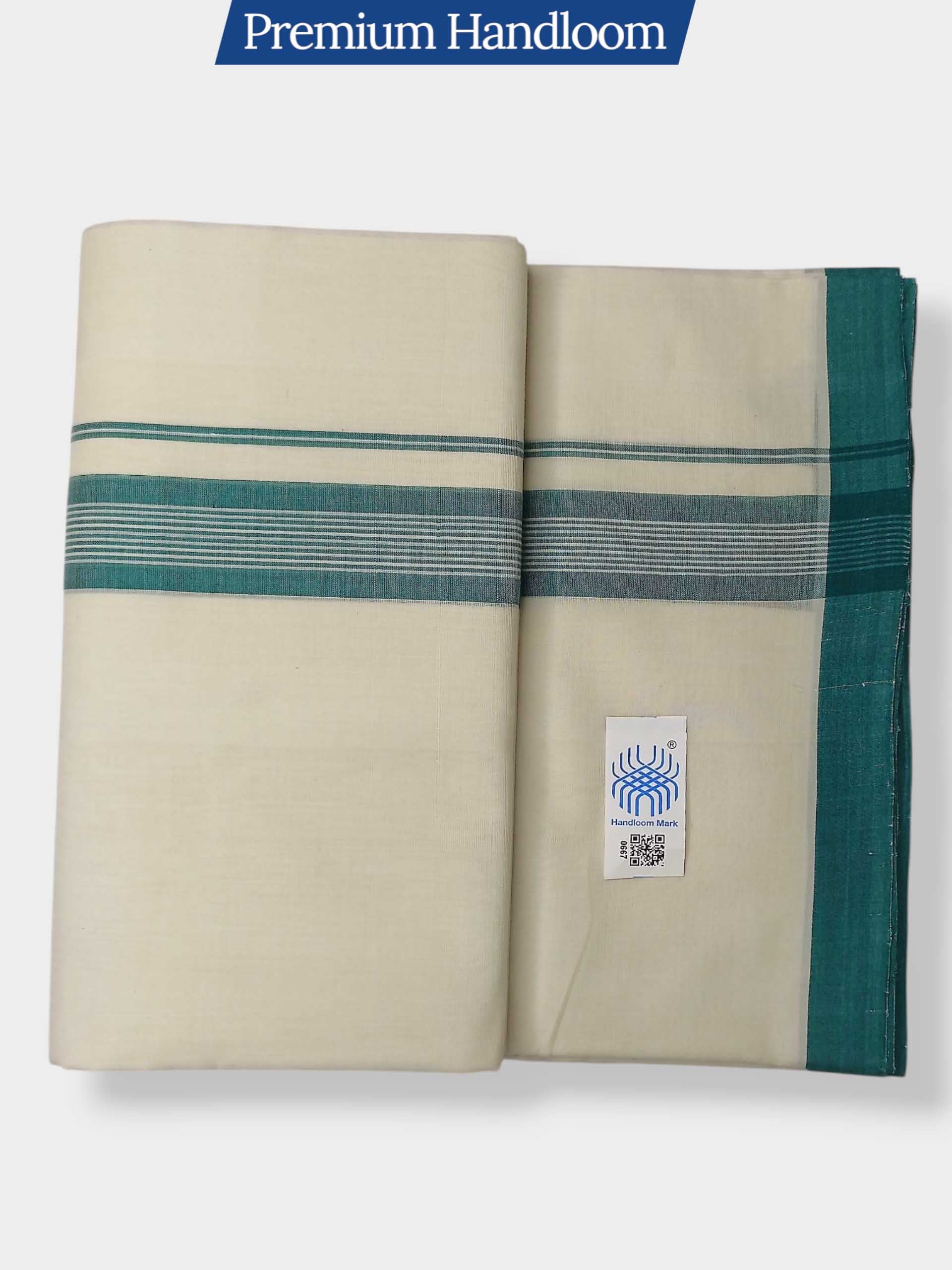 Kerala Premium Balaramapuram Handloom Dhoti/Mundu for Men