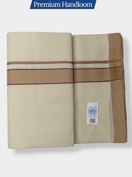 Kerala Premium Balaramapuram Handloom Dhoti/Mundu for Men