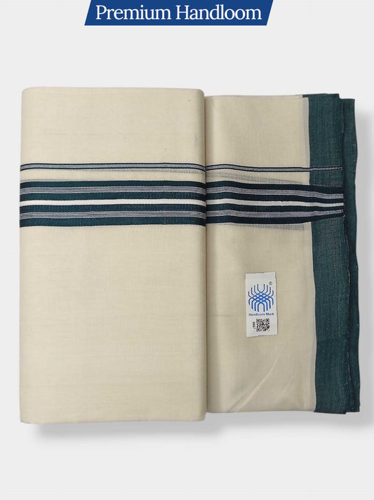 Kerala Premium Balaramapuram Handloom Dhoti/Mundu for Men