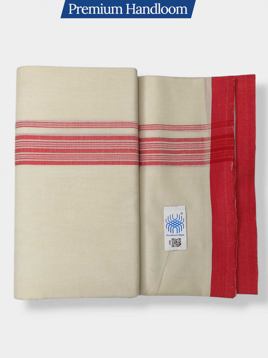 Kerala Premium Balaramapuram Handloom Dhoti/Mundu for Men