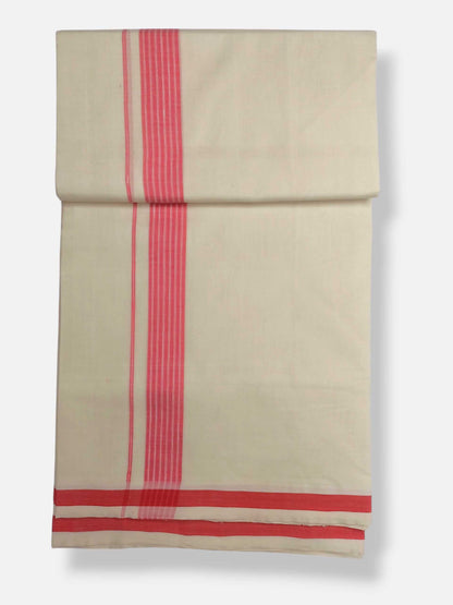 Kerala Premium Balaramapuram Handloom Dhoti/Mundu for Men