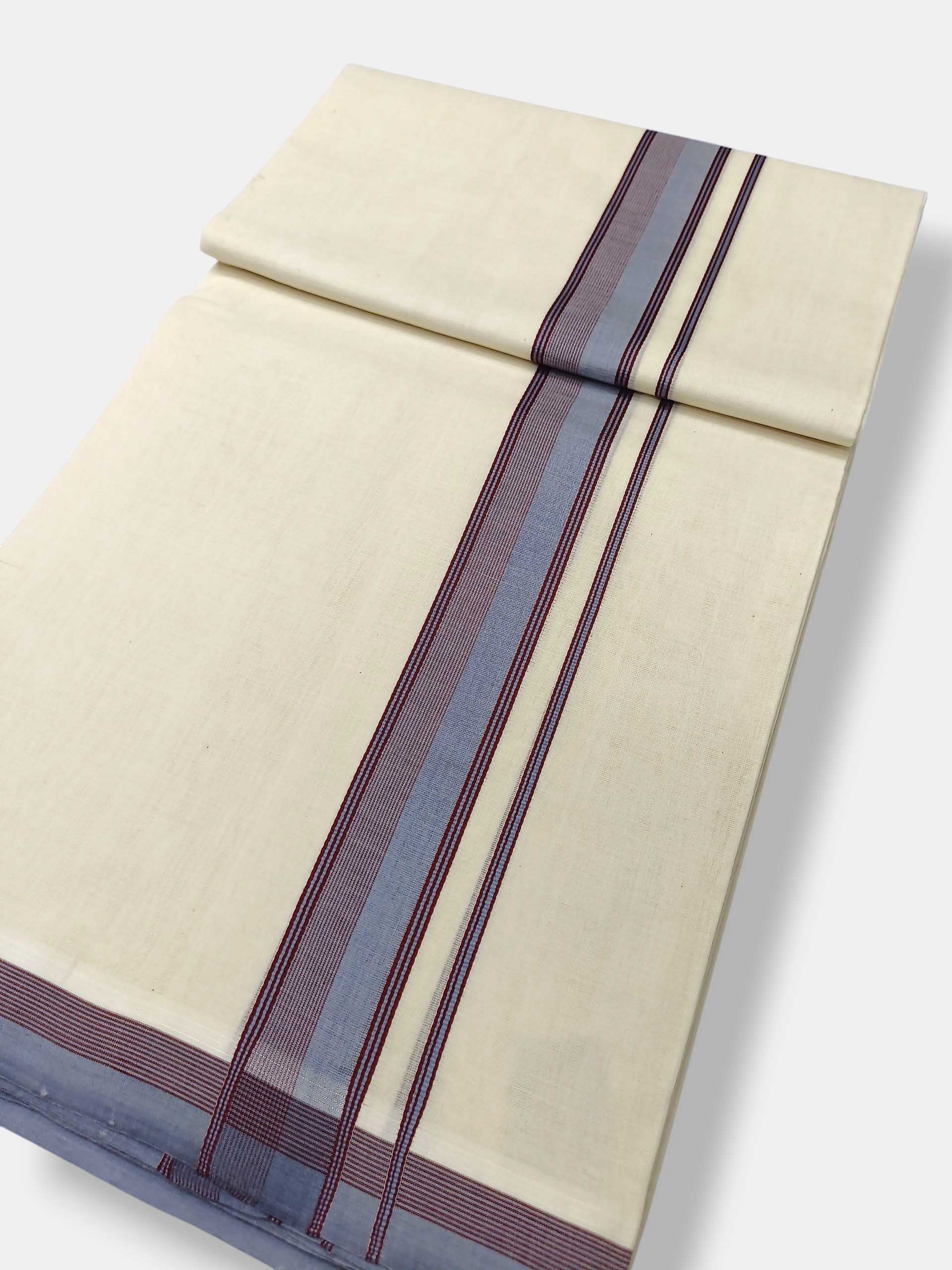 Kerala Premium Balaramapuram Handloom Dhoti/Mundu for Men