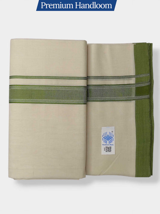 Kerala Premium Balaramapuram Handloom Dhoti/Mundu for Men