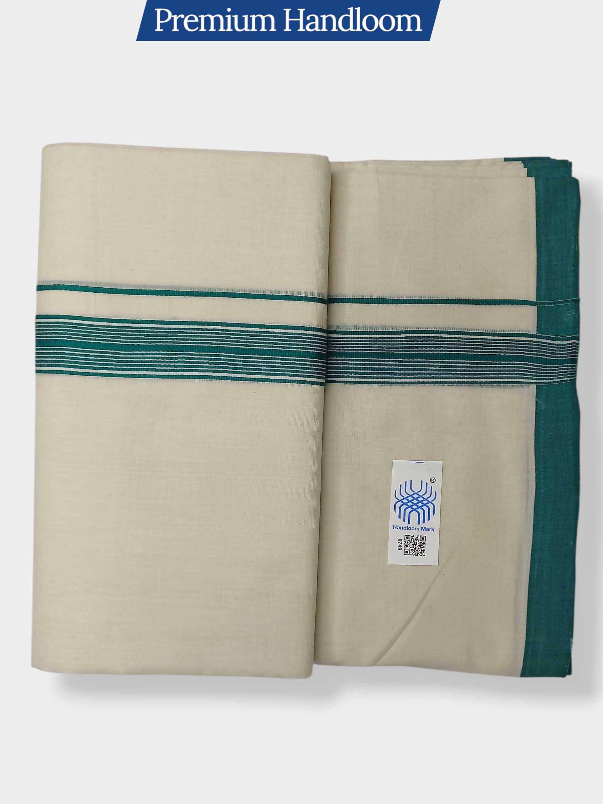 Kerala Premium Balaramapuram Handloom Dhoti/Mundu for Men