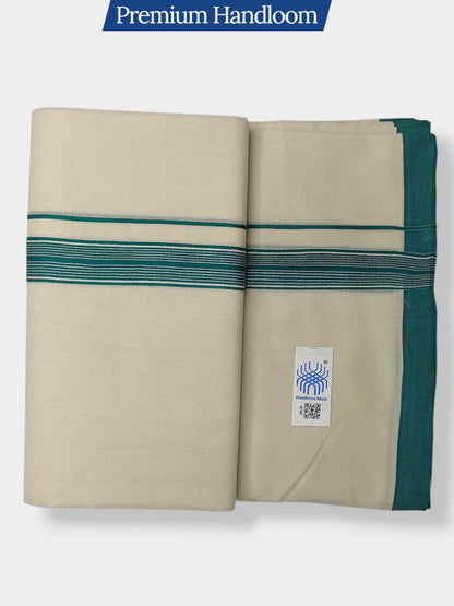 Kerala Premium Balaramapuram Handloom Dhoti/Mundu for Men