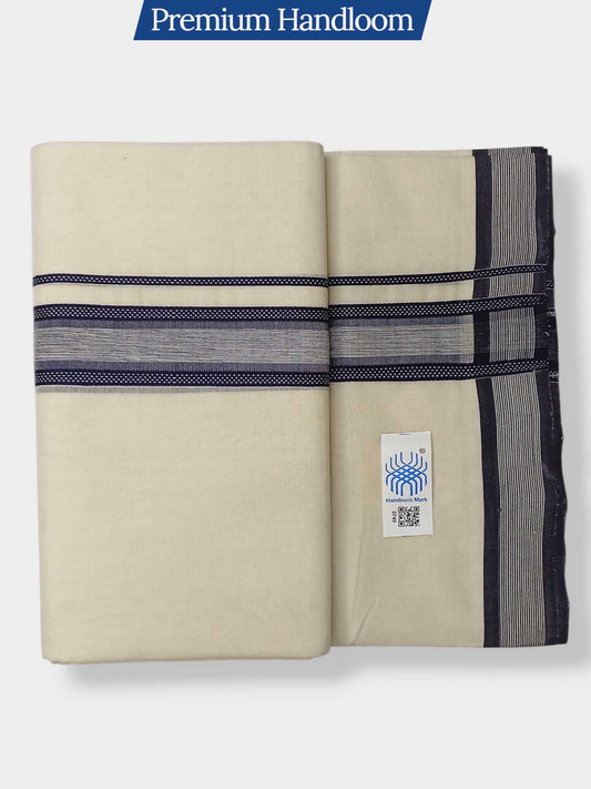 Kerala Premium Balaramapuram Handloom Dhoti/Mundu for Men