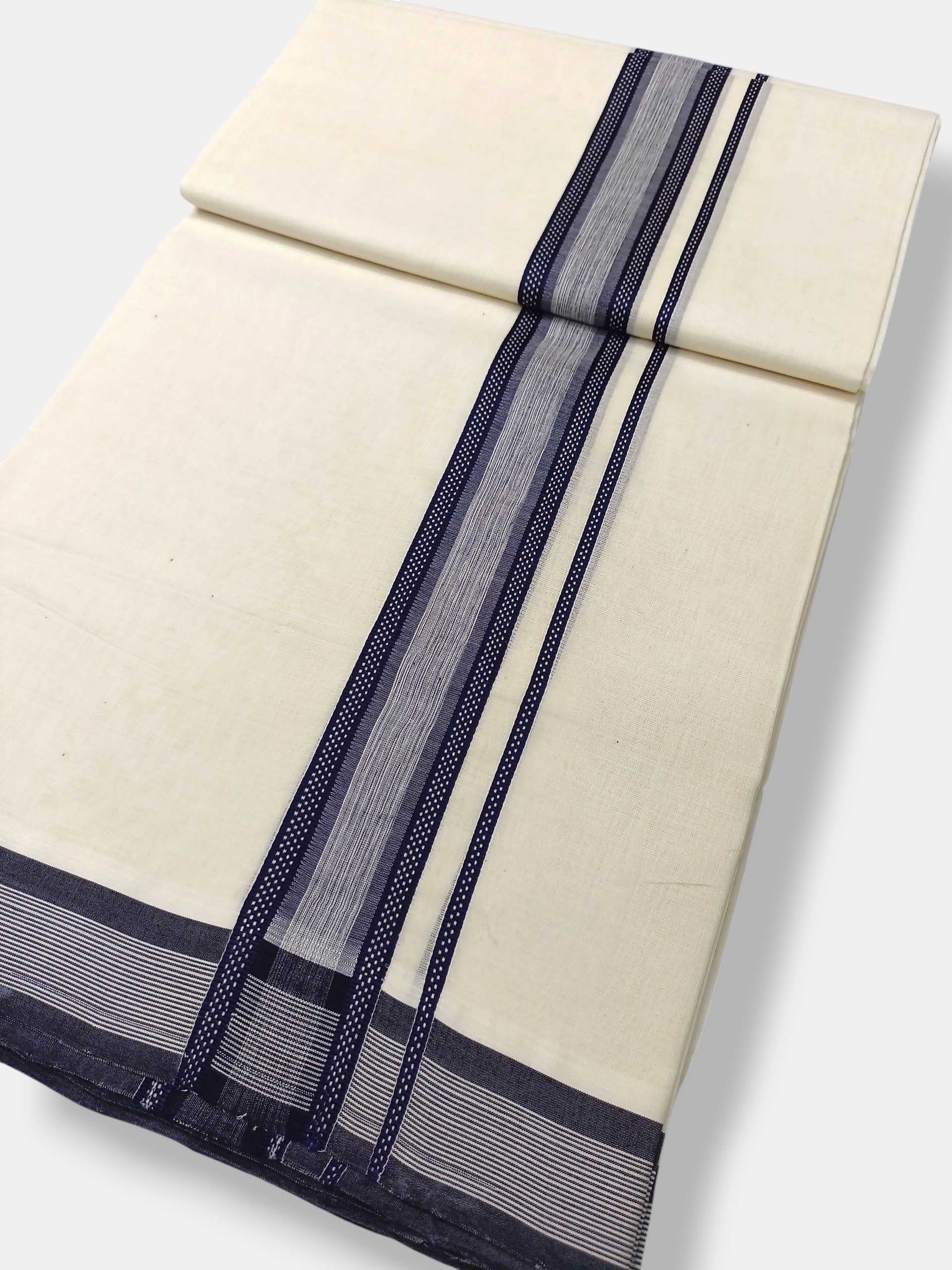 Kerala Premium Balaramapuram Handloom Dhoti/Mundu for Men