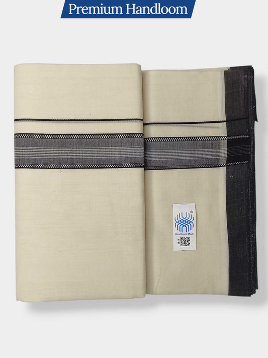 Kerala Premium Balaramapuram Handloom Dhoti/Mundu for Men