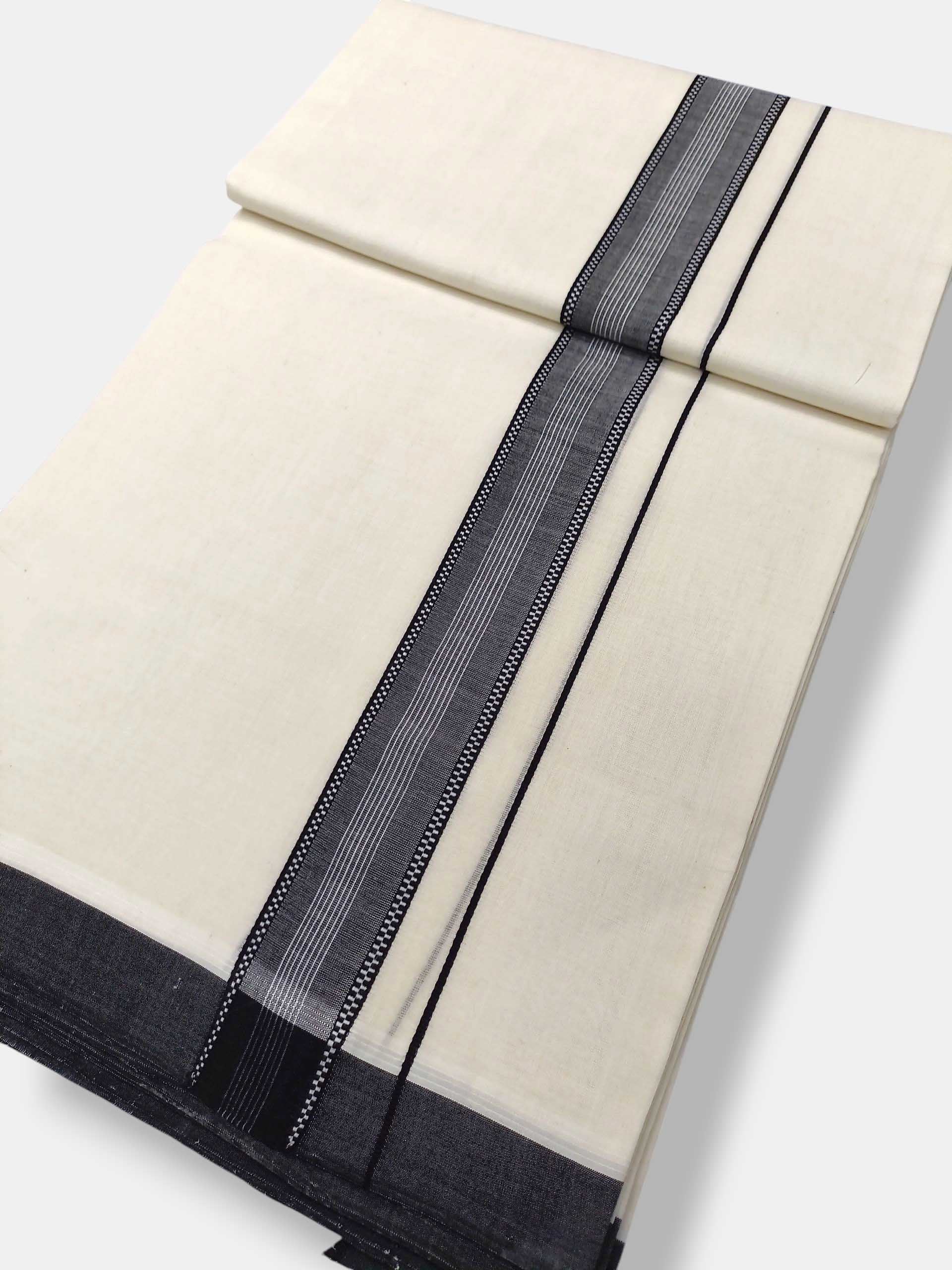 Kerala Premium Balaramapuram Handloom Dhoti/Mundu for Men