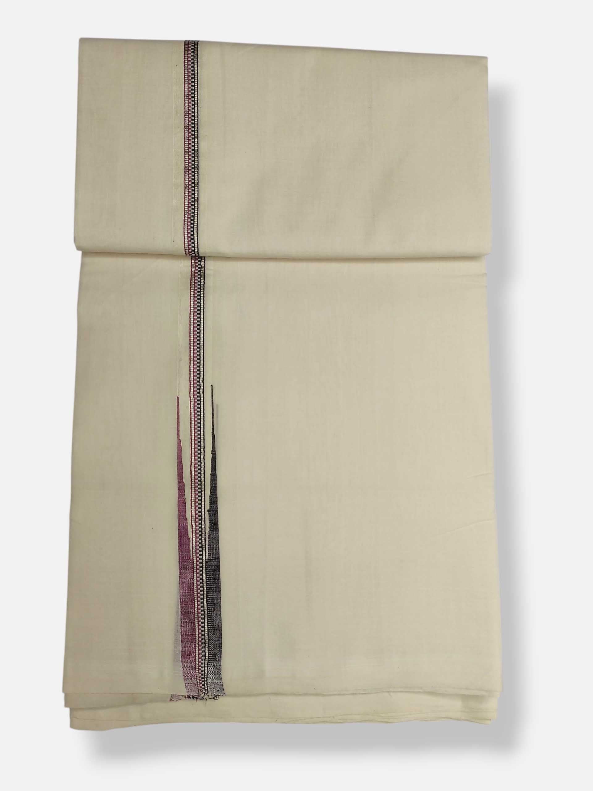Kerala Premium Balaramapuram Handloom Dhoti/Mundu for Men