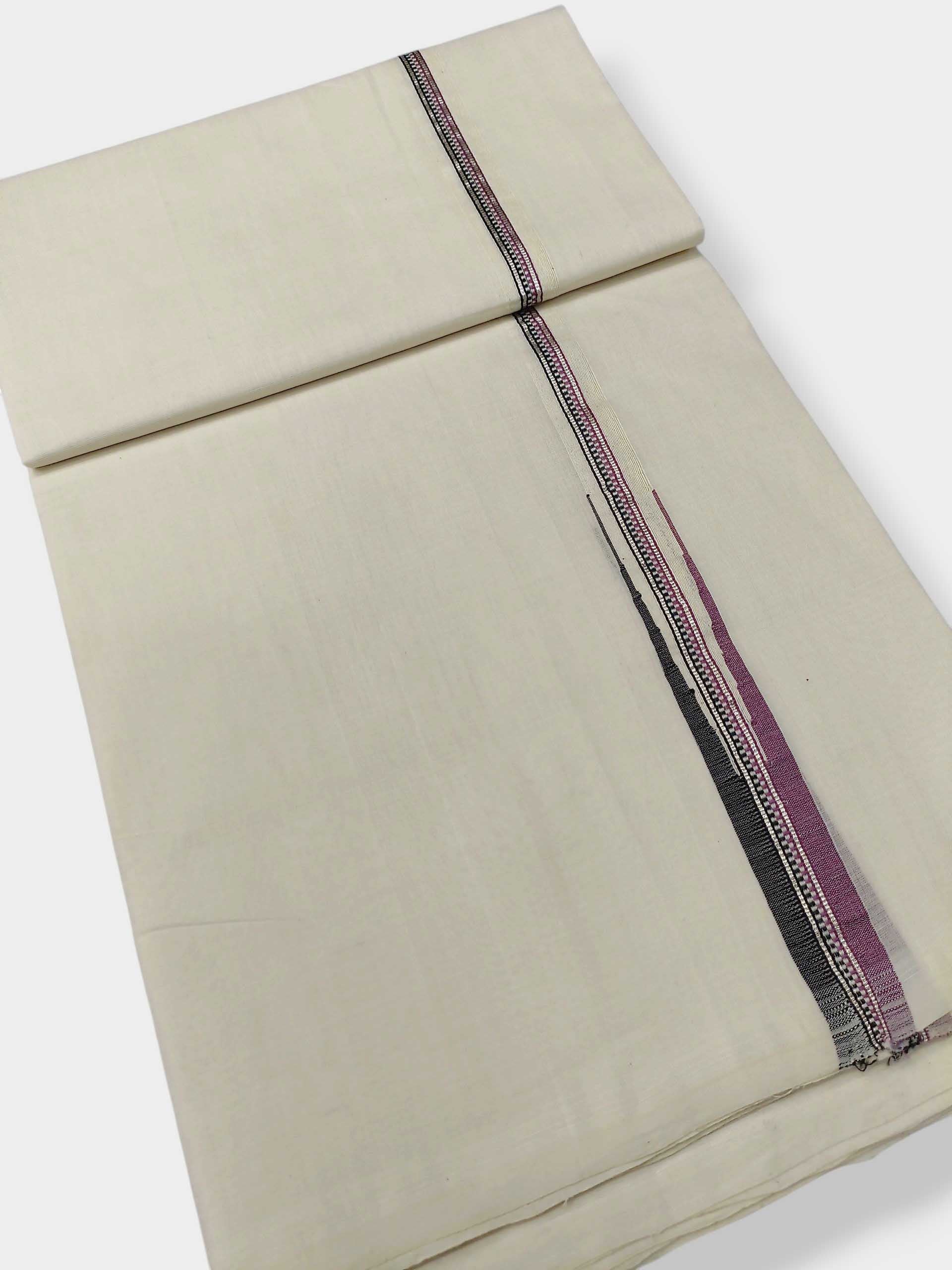 Kerala Premium Balaramapuram Handloom Dhoti/Mundu for Men