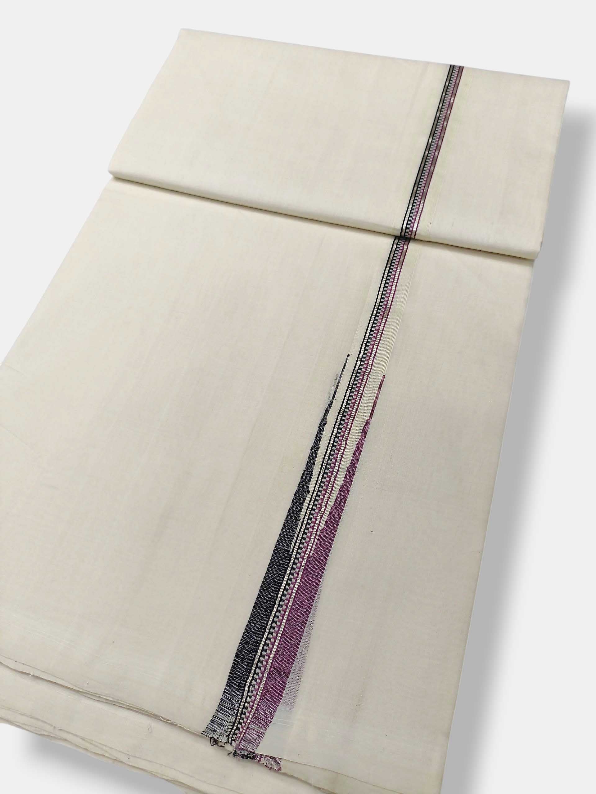 Kerala Premium Balaramapuram Handloom Dhoti/Mundu for Men
