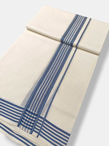 Kerala Premium Balaramapuram Handloom Dhoti/Mundu for Men