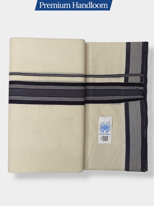 Kerala Premium Balaramapuram Handloom Dhoti/Mundu for Men