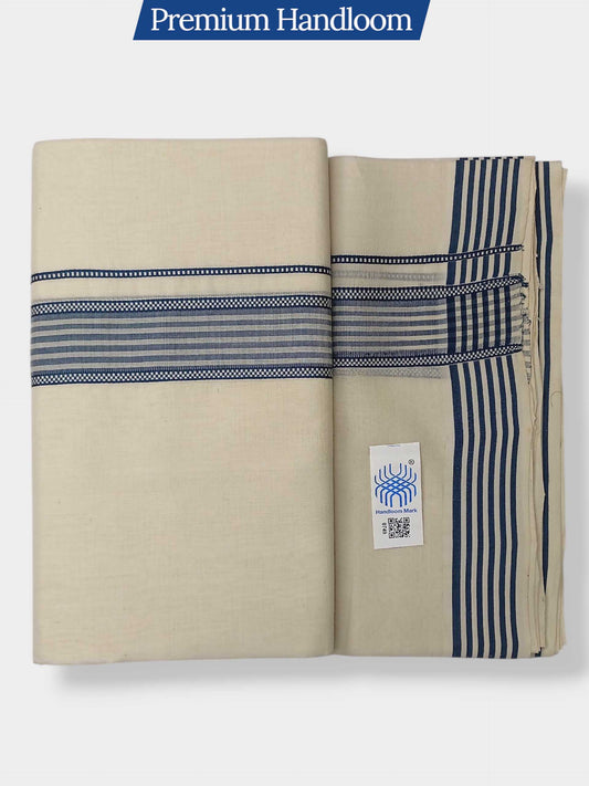 Kerala Premium Balaramapuram Handloom Dhoti/Mundu for Men