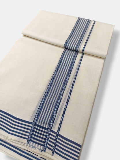 Kerala Premium Balaramapuram Handloom Dhoti/Mundu for Men