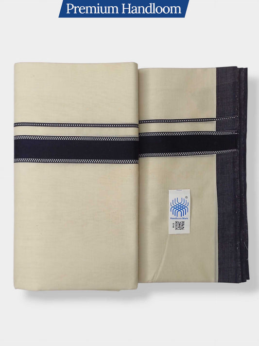 Kerala Premium Balaramapuram Handloom Dhoti/Mundu for Men