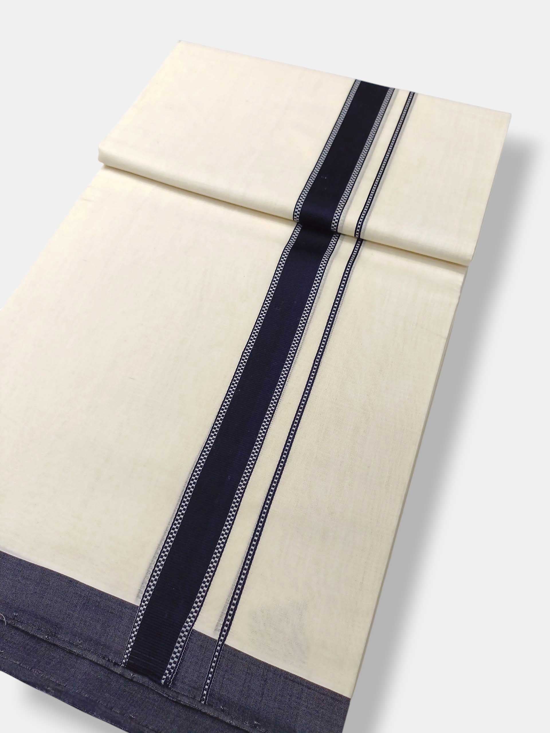 Kerala Premium Balaramapuram Handloom Dhoti/Mundu for Men