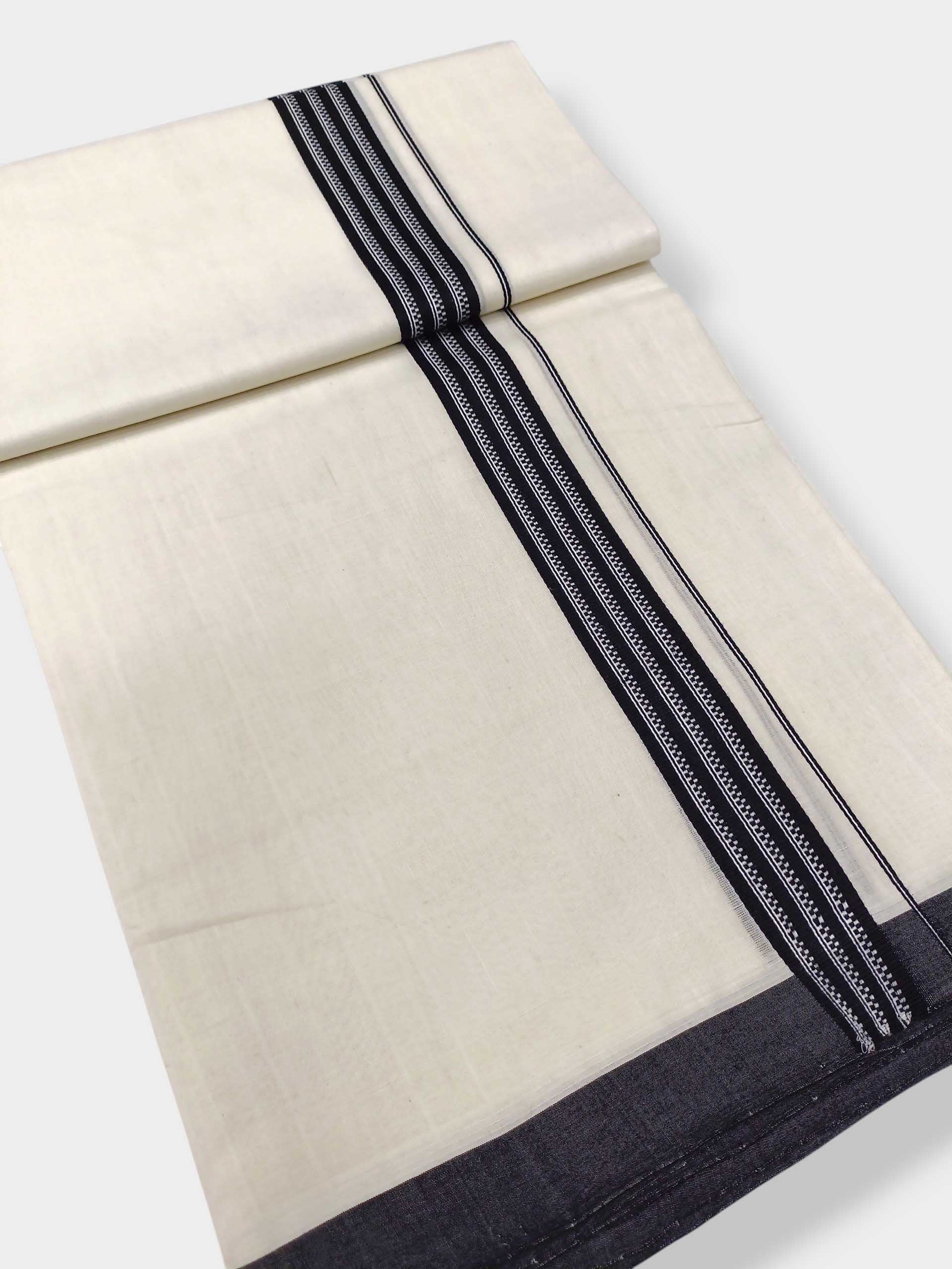 Kerala Premium Balaramapuram Handloom Dhoti/Mundu for Men