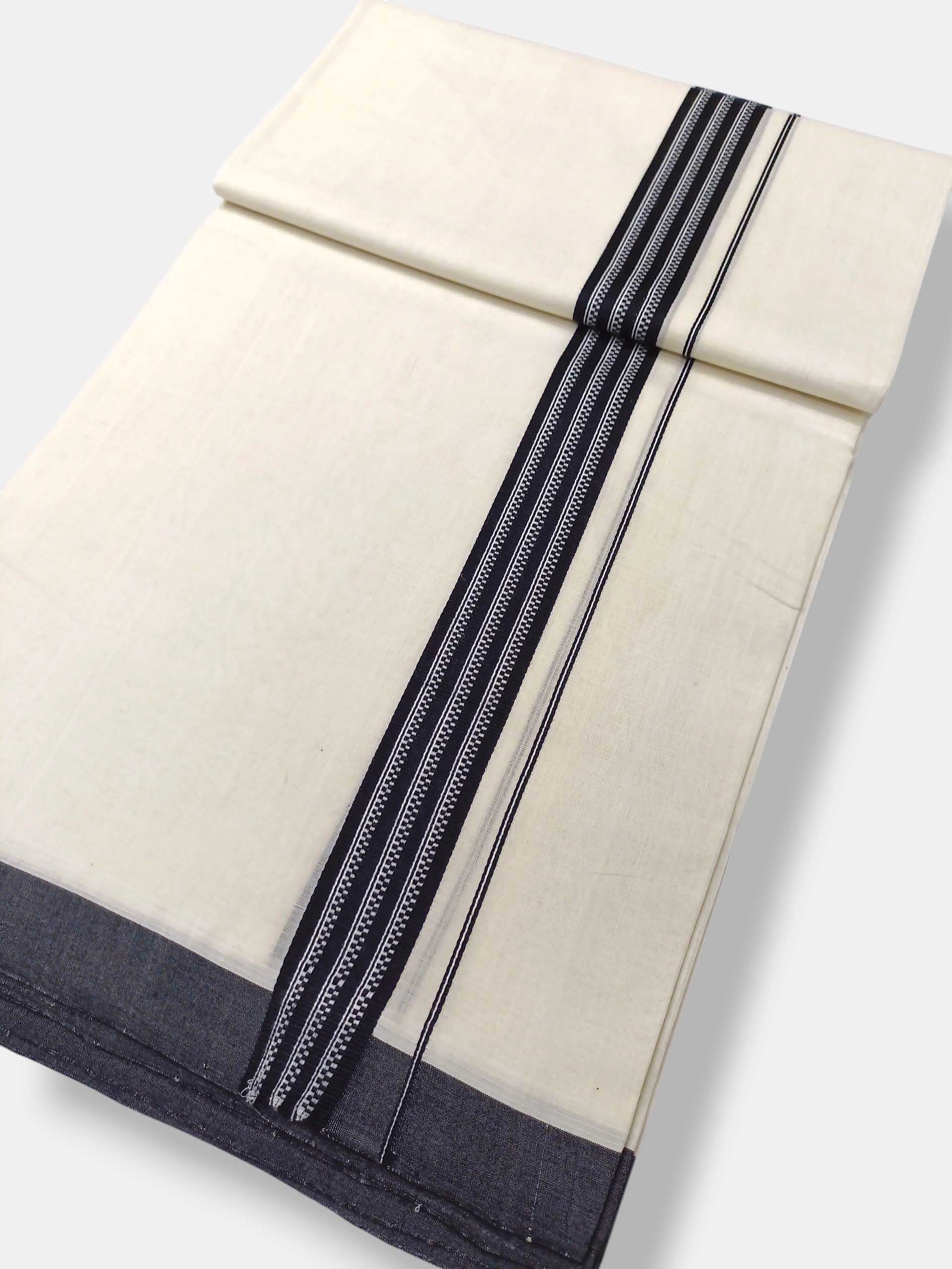 Kerala Premium Balaramapuram Handloom Dhoti/Mundu for Men