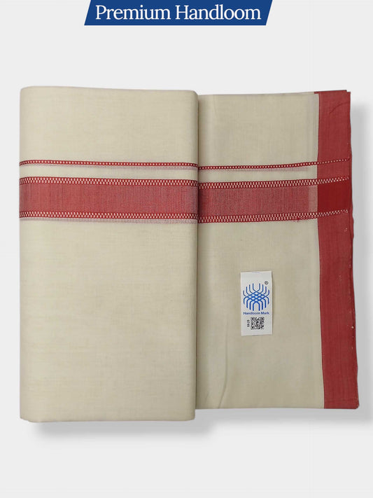 Kerala Premium Balaramapuram Handloom Dhoti/Mundu for Men