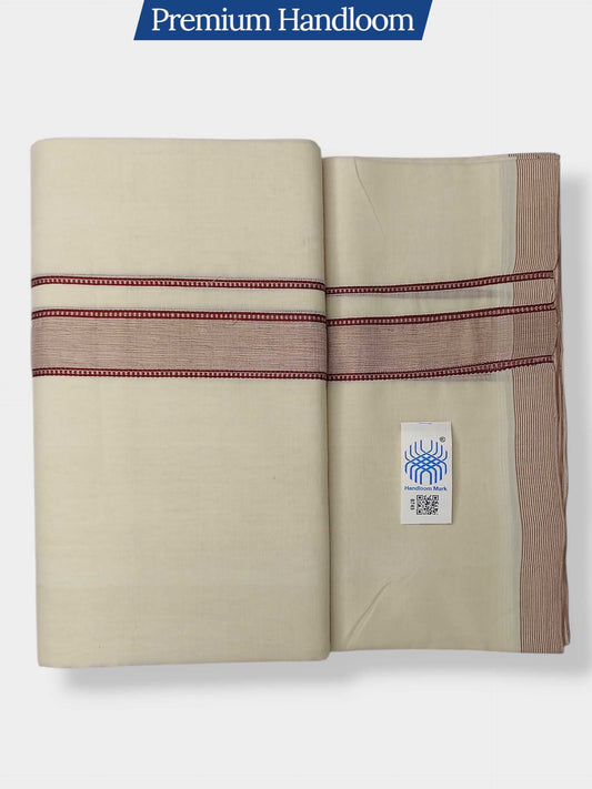 Kerala Premium Balaramapuram Handloom Dhoti/Mundu for Men