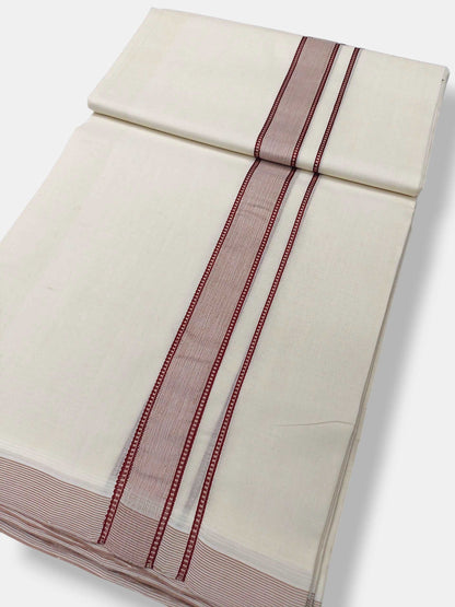 Kerala Premium Balaramapuram Handloom Dhoti/Mundu for Men