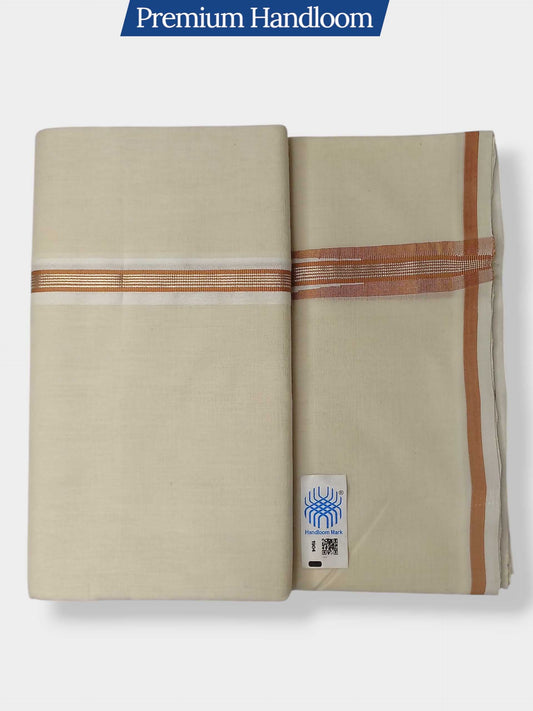 Kerala Premium Balaramapuram Handloom Dhoti/Mundu for Men